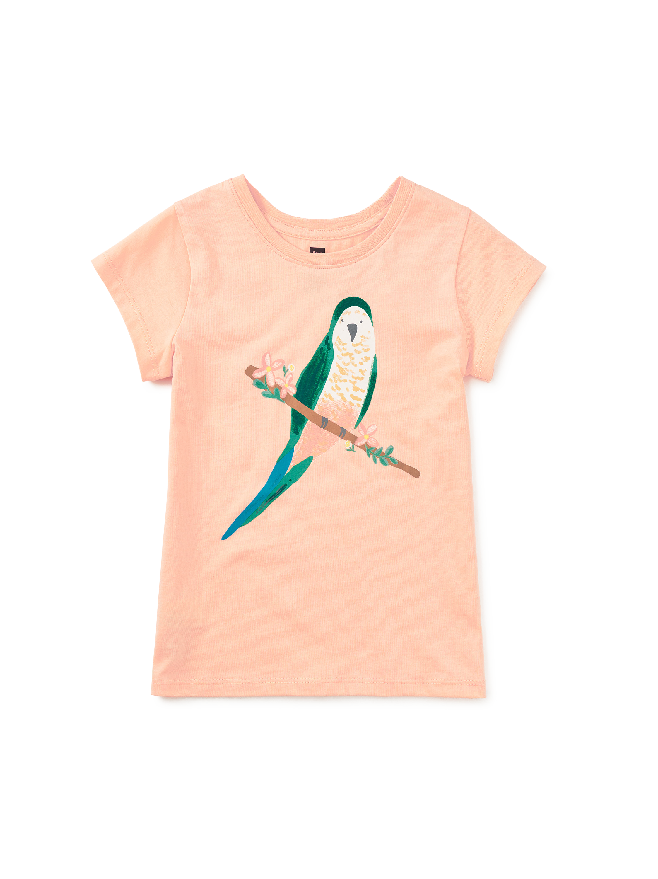 Parakeet And Petal Graphic Tee