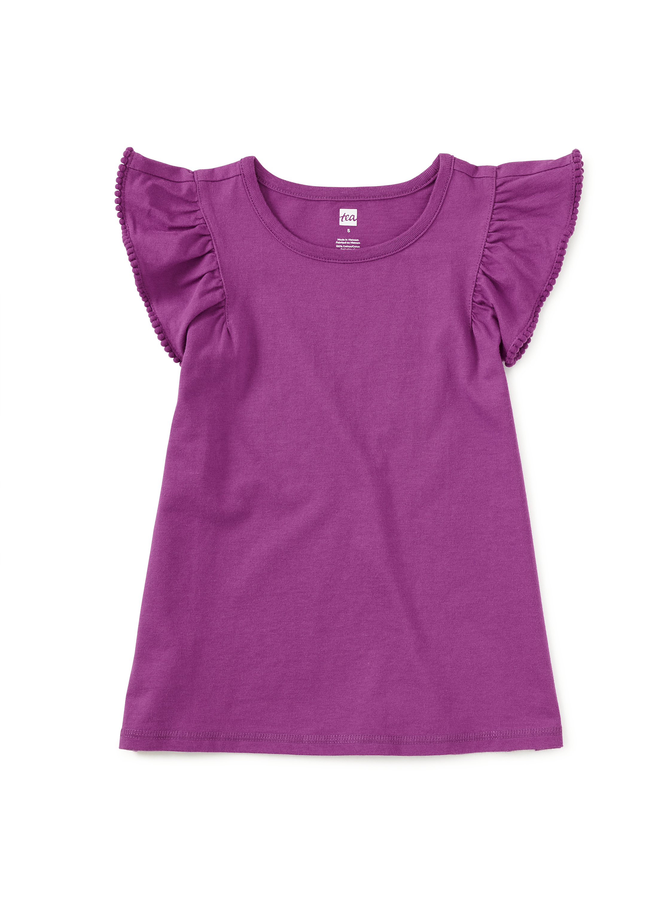 Pom-Pom Flutter Top