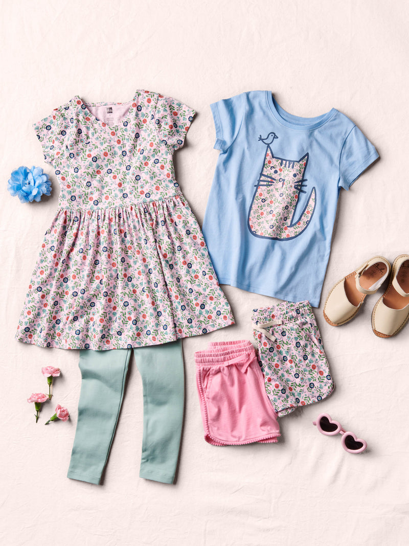 Pom-Pom Shorts in Perennial Pink - View 2
