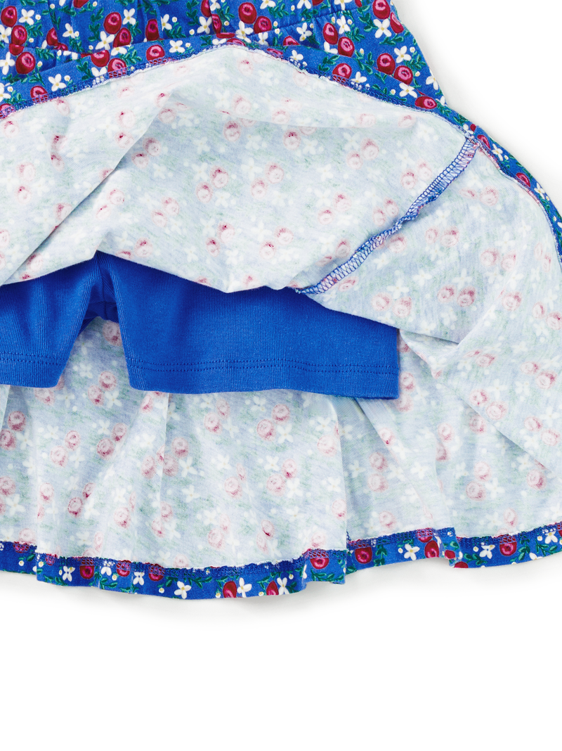 Twirl Skort in Flamenco Fan Rose - View 2