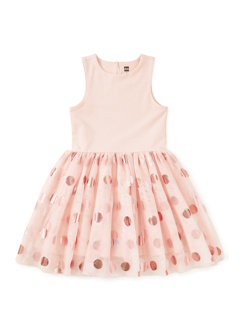 Printed Tulle Ballet Dress in Flamenco Dots - View 1