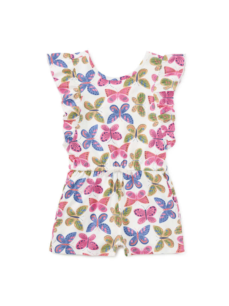 Flutter Sleeve Romper in Flutter Fiesta - View 1