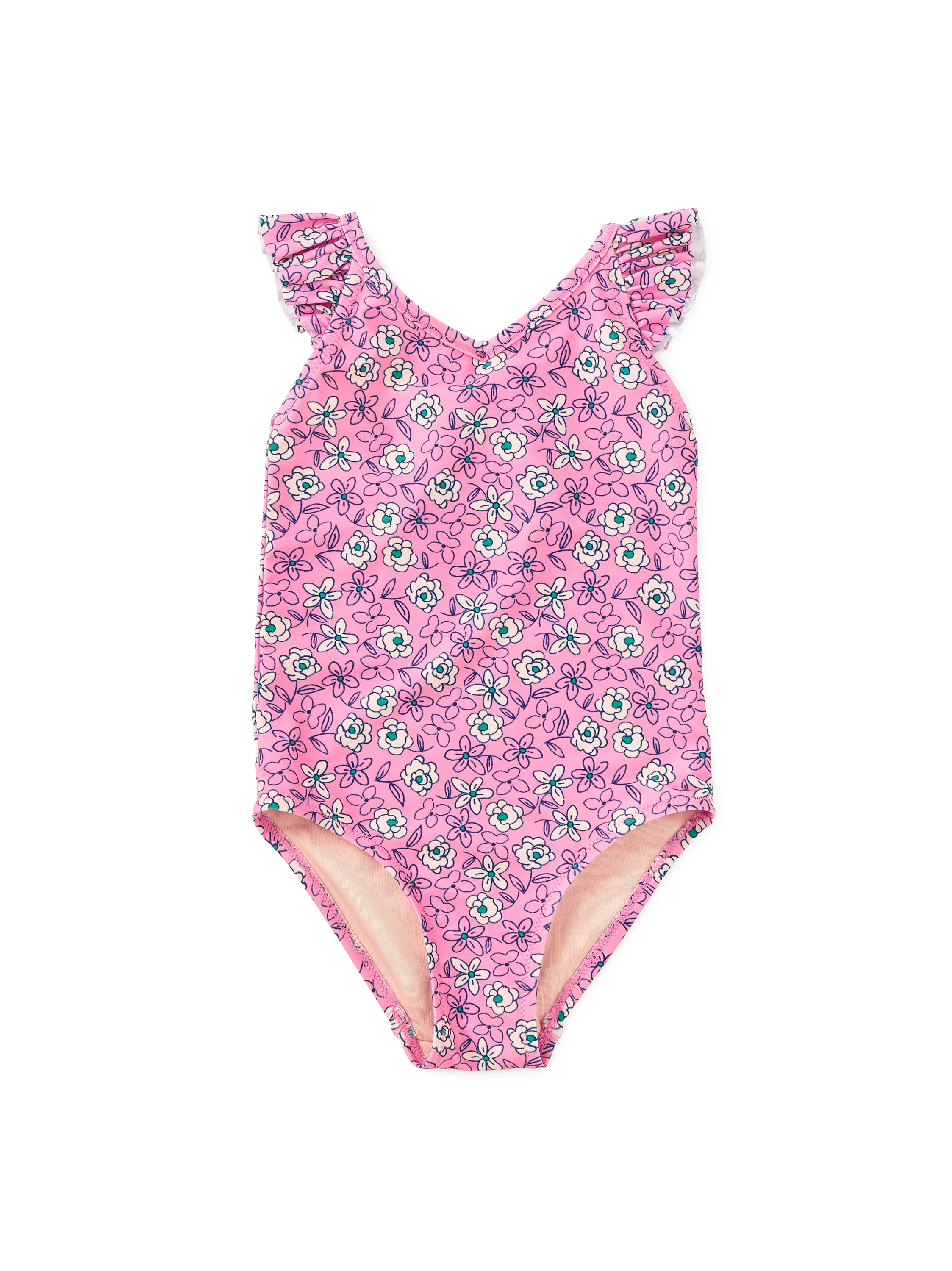 Ruffle One-Piece Swimsuit