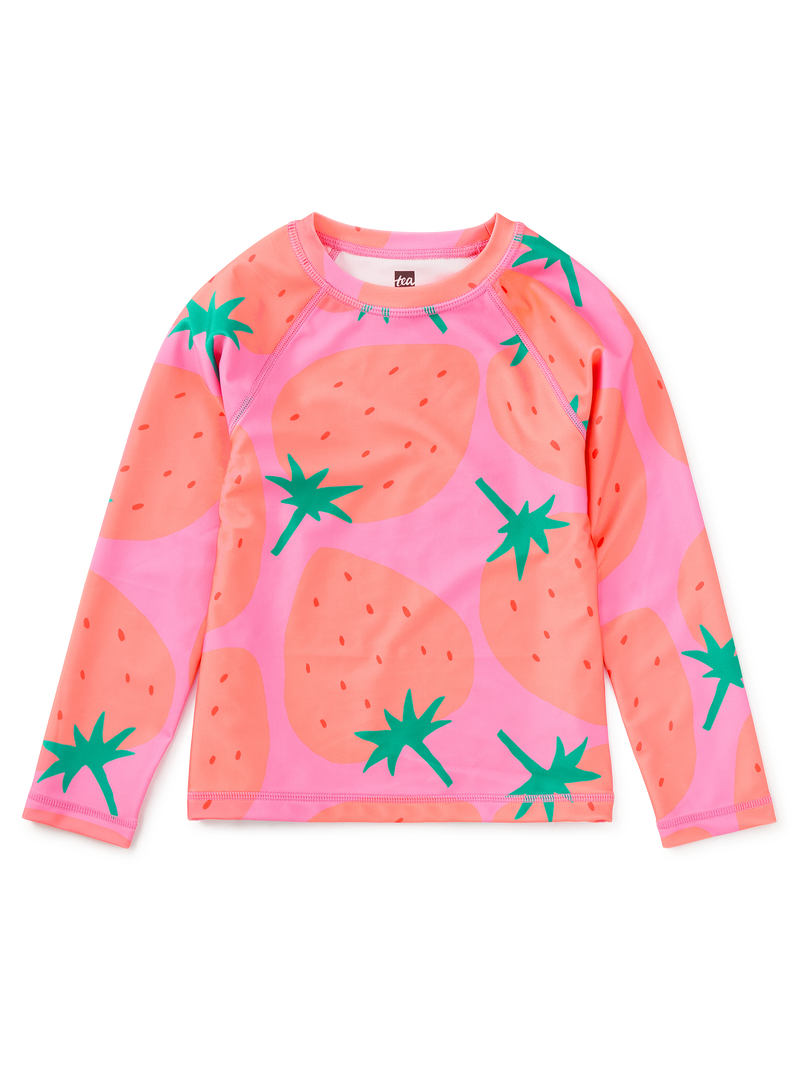 Long Sleeve Rash Guard in Fresas Favoritas - View 1