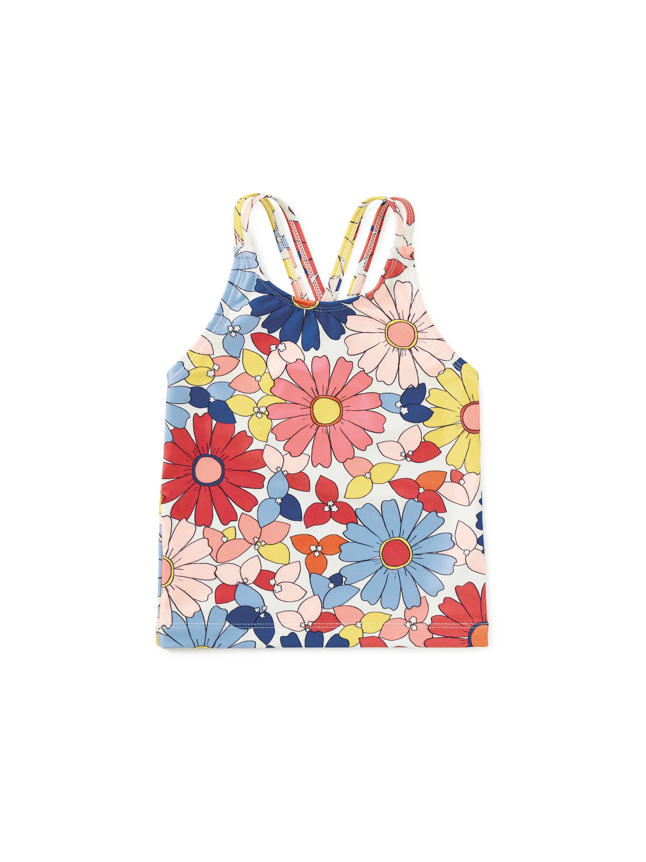 Cross Back Tankini Top