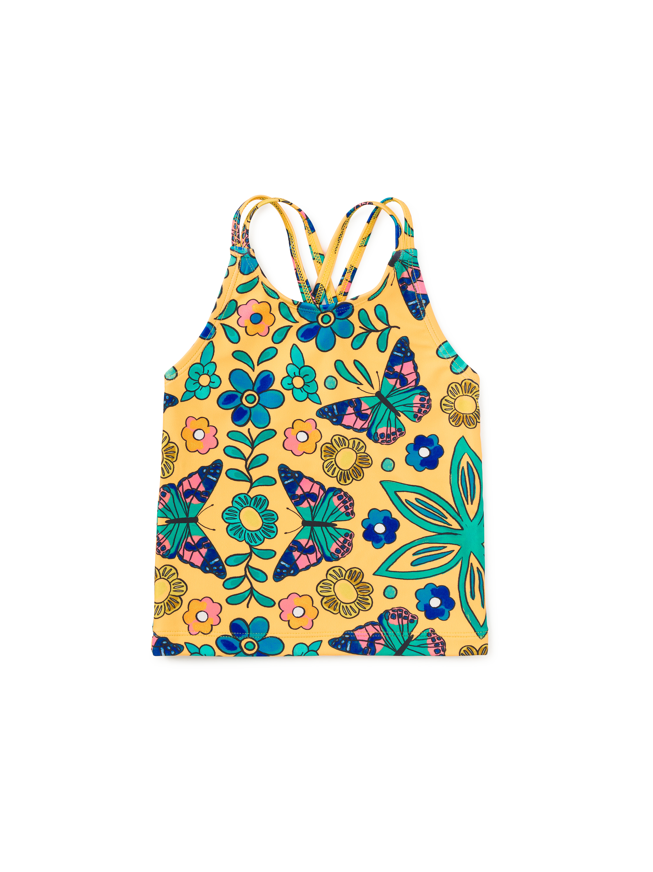 Cross Back Tankini Top