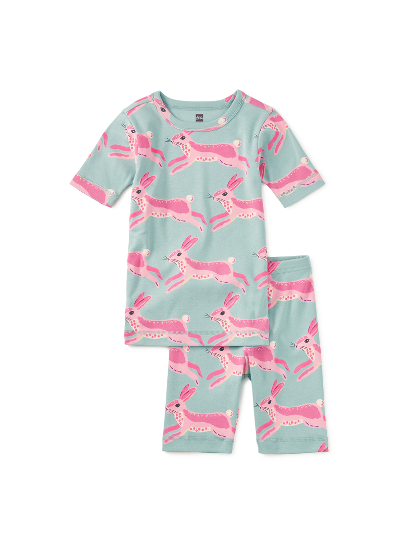 In Your Dreams Pajama Set in Blooming Bunnies - View 1