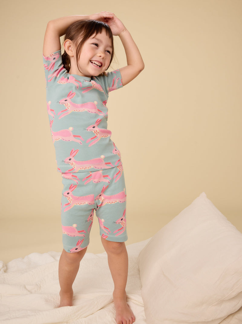 In Your Dreams Pajama Set in Blooming Bunnies - View 2