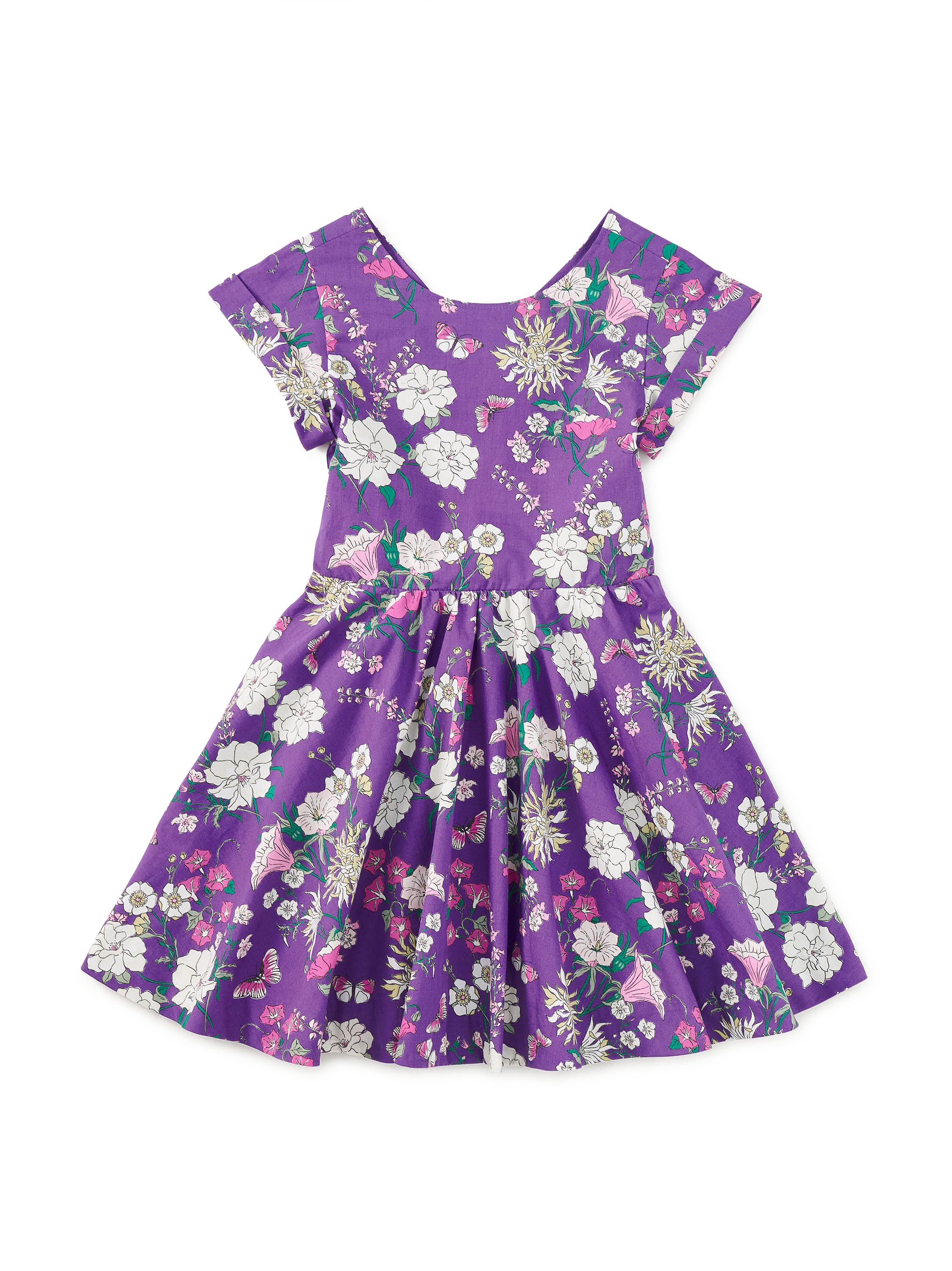 Button Back Skirted Dress