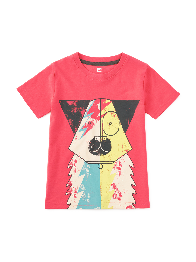 Bolt Dog Graphic Tee in Scarlet - View 1