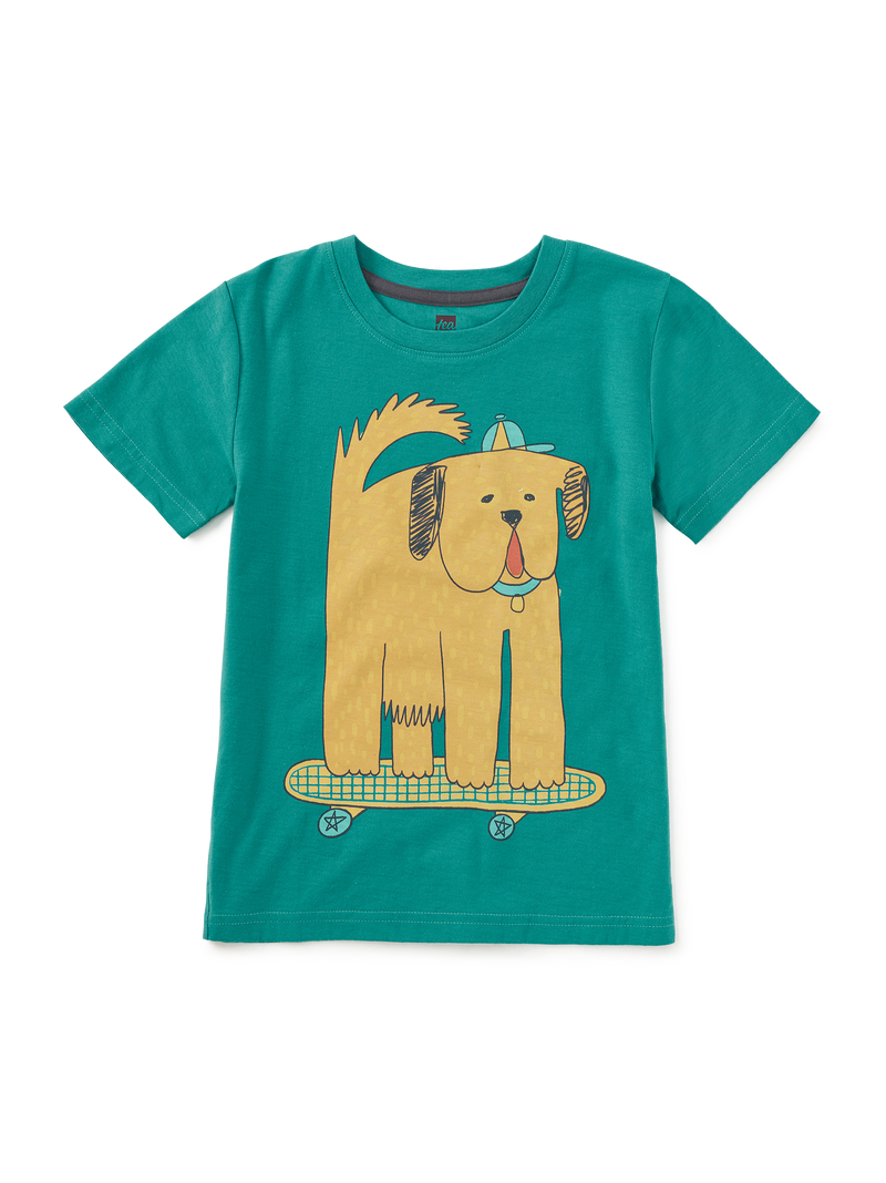 4 Paws 4 Wheels Graphic Tee in Laguna - View 1