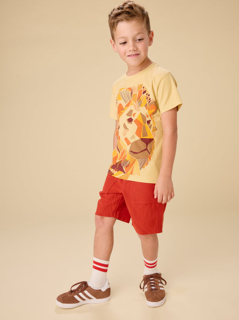 Roar Of Granada Graphic Tee in Raffia - View 2