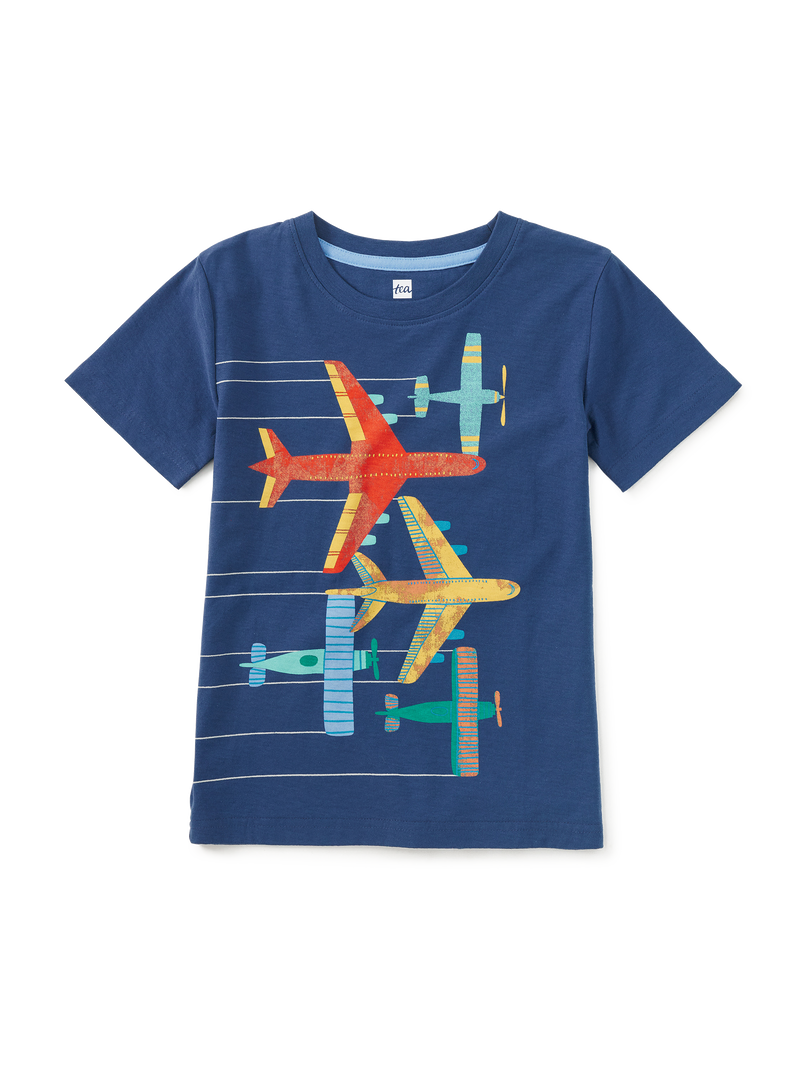 Vuela Alto Graphic Tee in Naval Blue - View 1