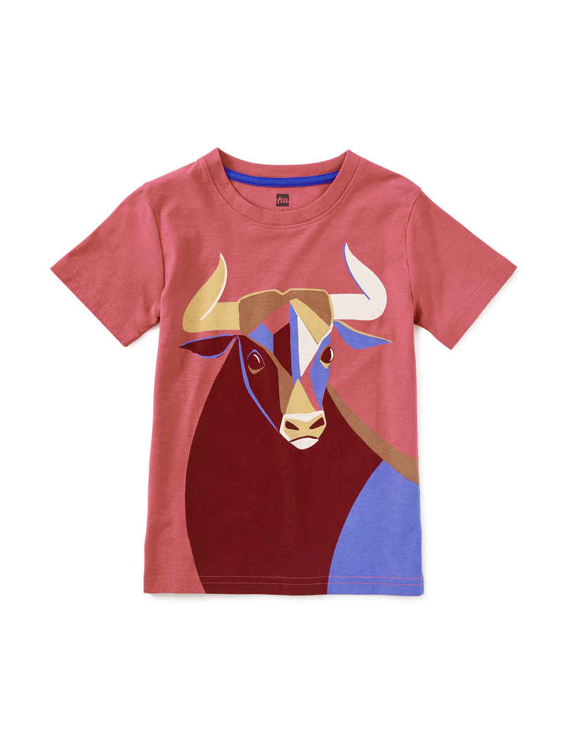 Corrida Cubista Graphic Tee in Pomme - View 1