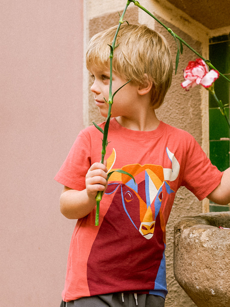 Corrida Cubista Graphic Tee in Pomme - View 2