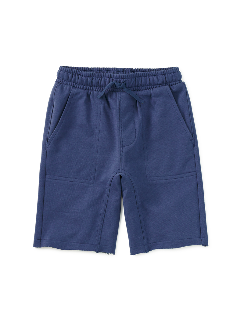 Gym Shorts in Naval Blue - View 1