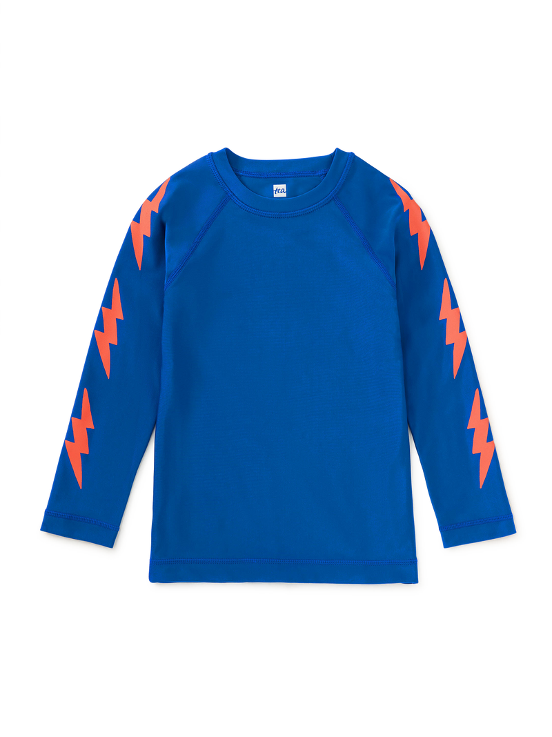 Bolt Sleeve Rash Guard in Imperial - View 1
