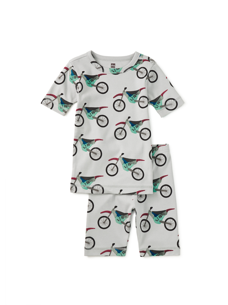 In Your Dreams Pajama Set in Midnight Moto - View 1