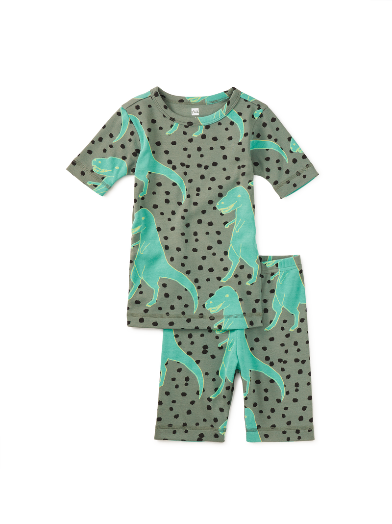 In Your Dreams Pajama Set in Electric Dino - View 1