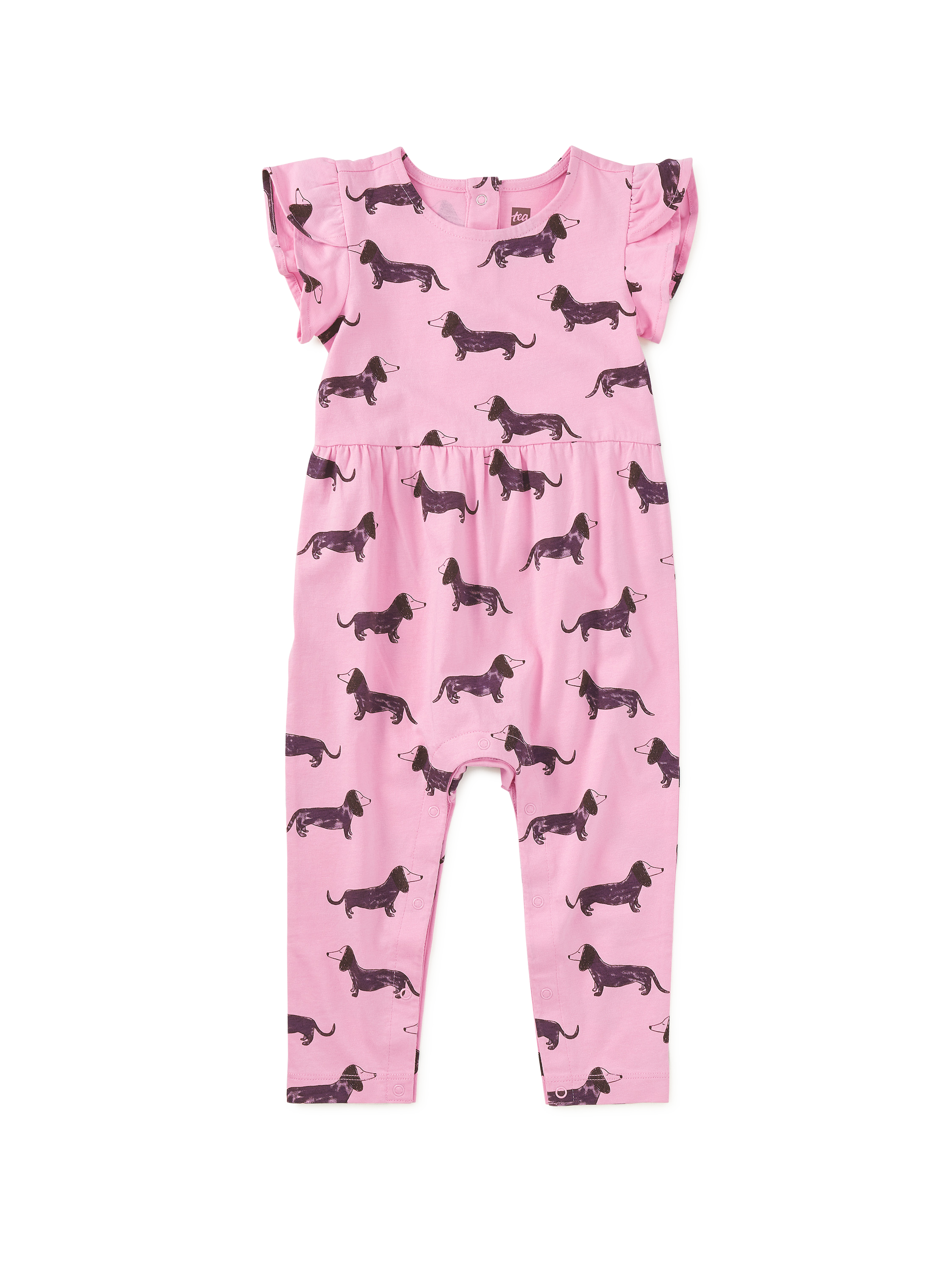 Tulip Sleeve Baby Romper
