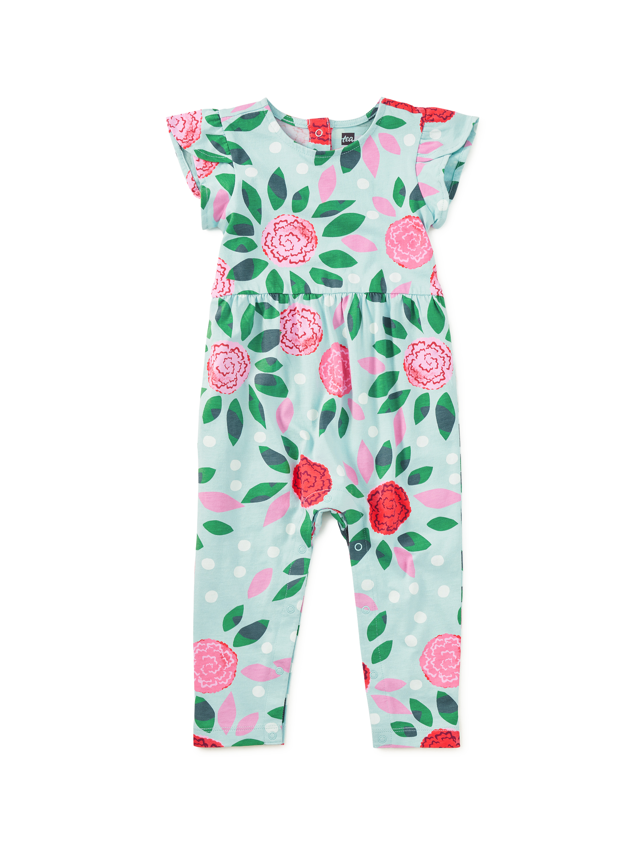 Tulip Sleeve Baby Romper
