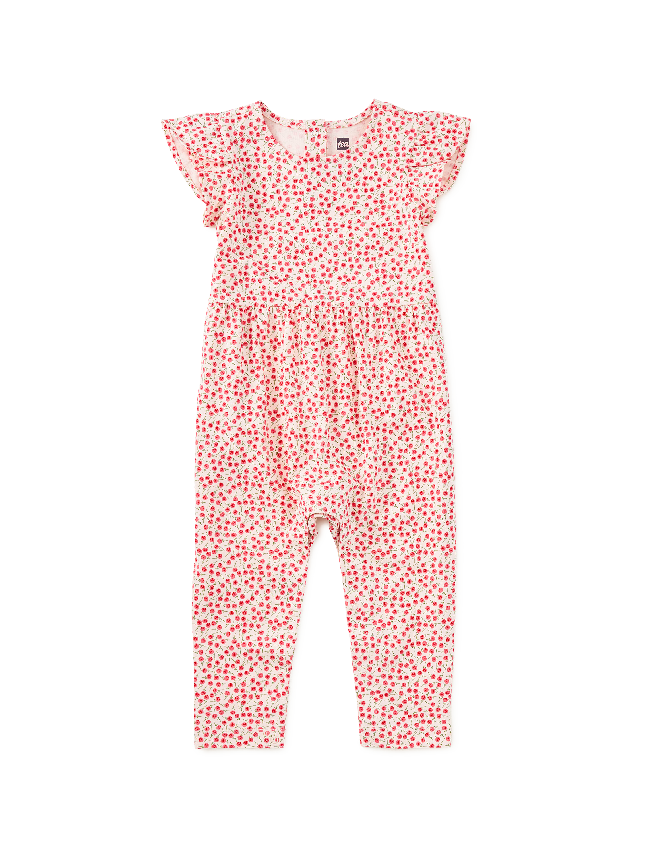 Tulip Sleeve Baby Romper