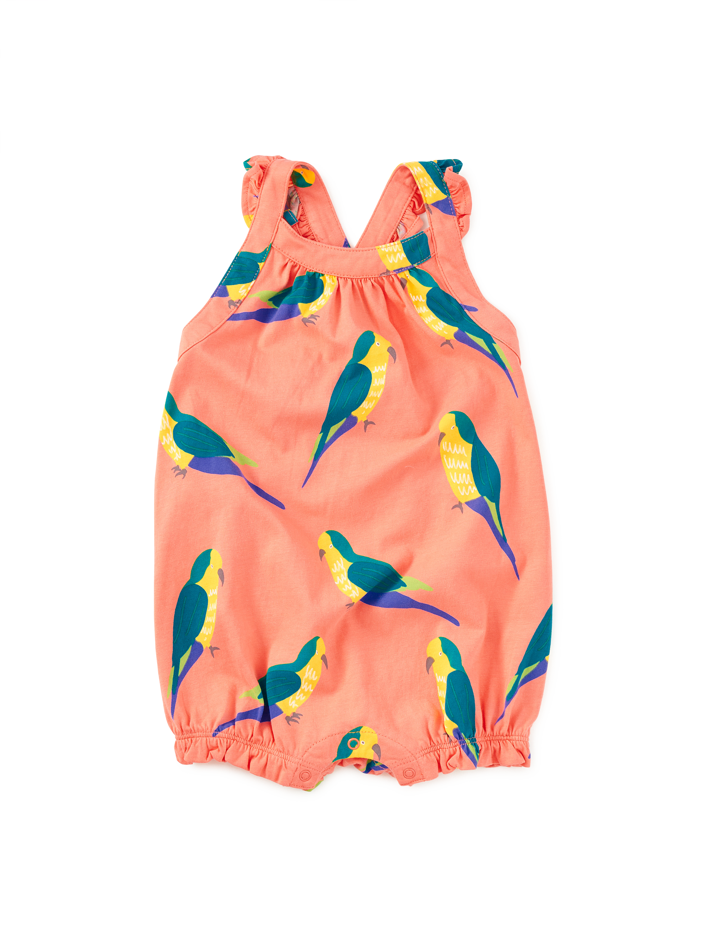 Cross-Back Baby Romper