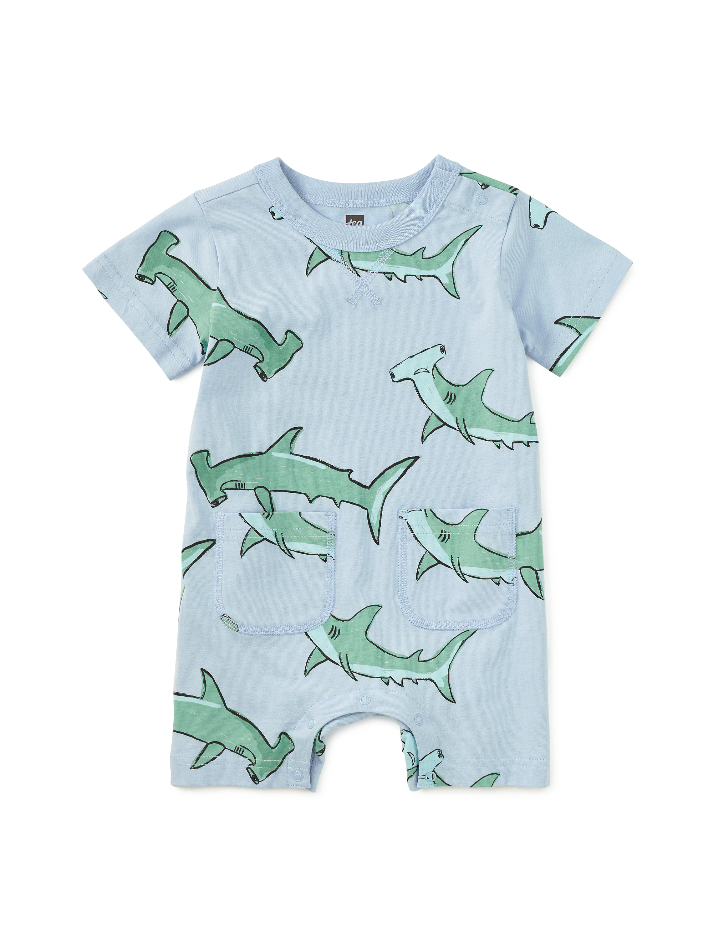 Double Pocket Baby Romper