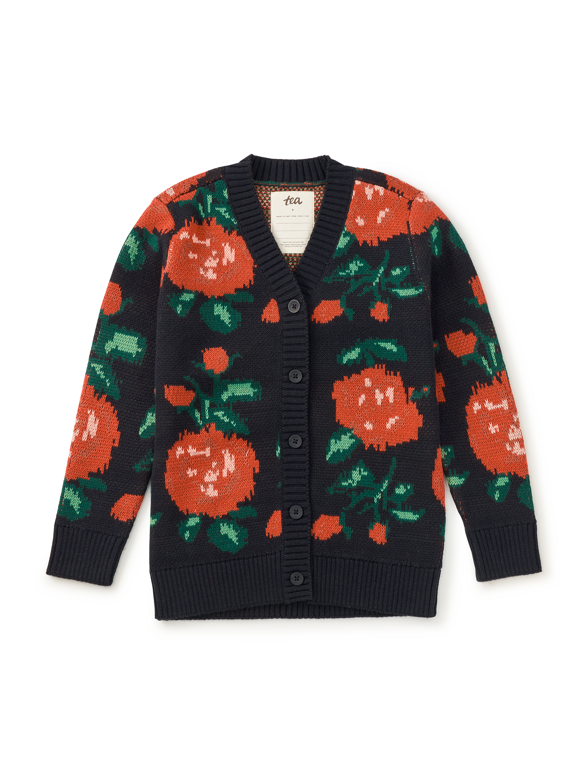 English Rose Long Cardigan