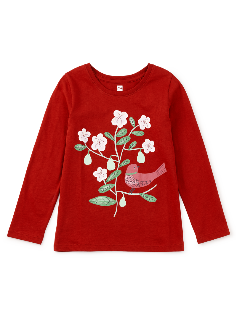 Pear Tree Graphic Tee in Red Wagon - View 1