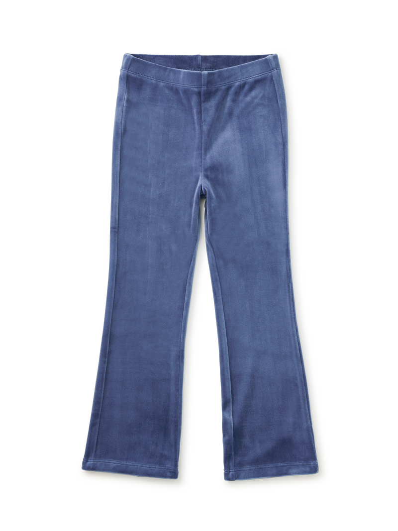 Very Velour Flare Pants in Naval Blue - View 1