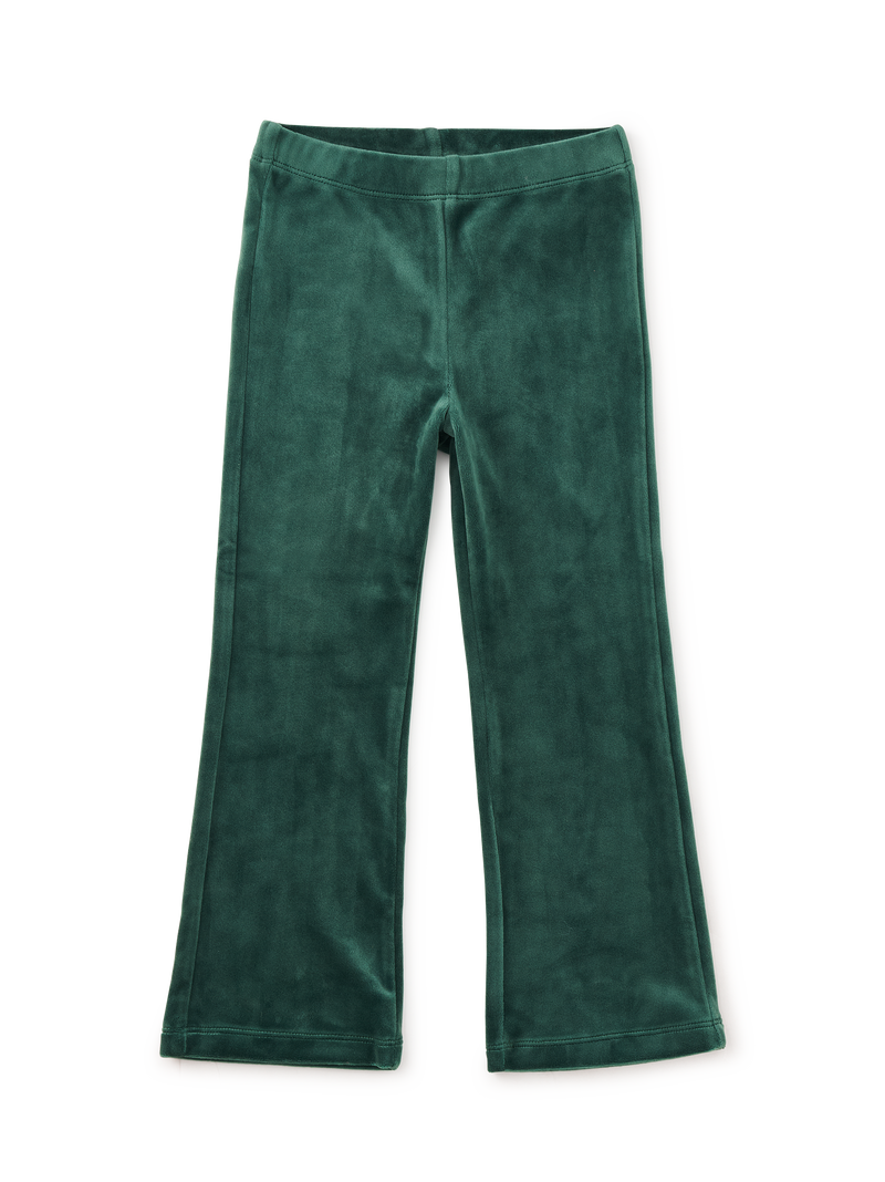 Very Velour Flare Pants in Pineneedle - View 1