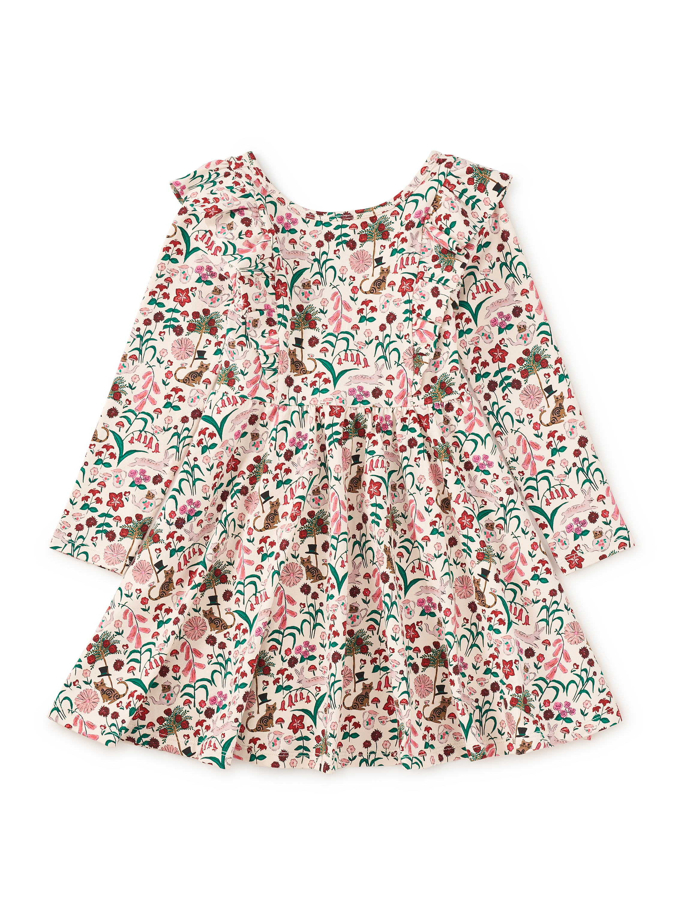 Ruffle Shoulder Ballet Dress