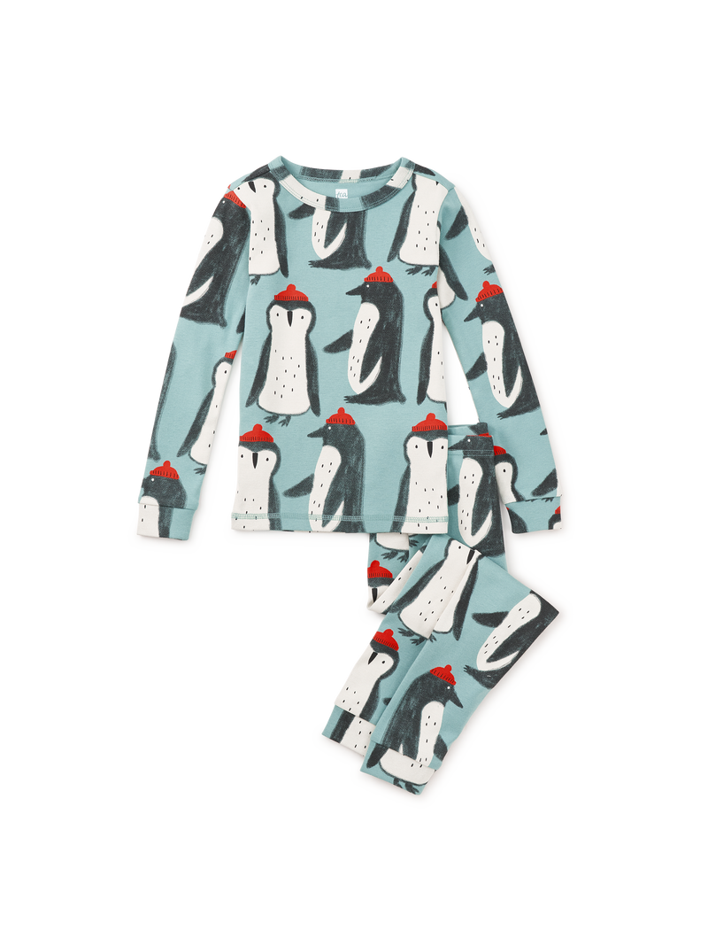 Goodnight Pajama Set in Cozy Penguin - View 1