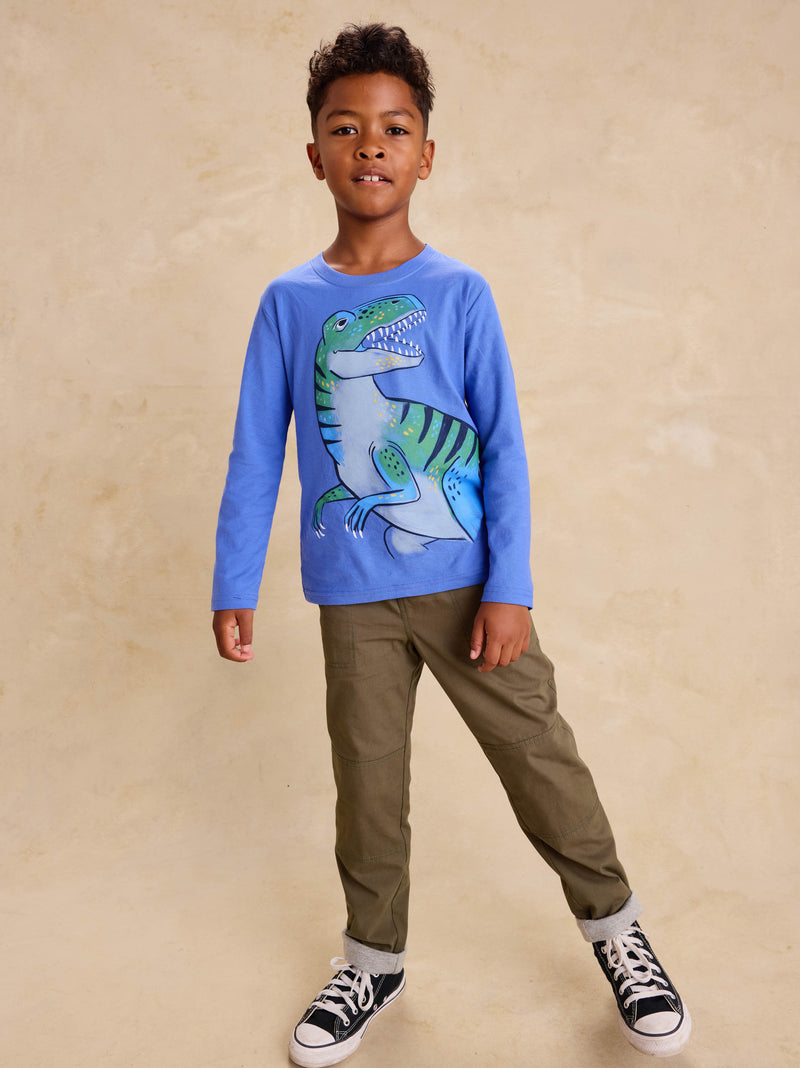 Megalosaurus Graphic Tee in Morning Glory - View 2