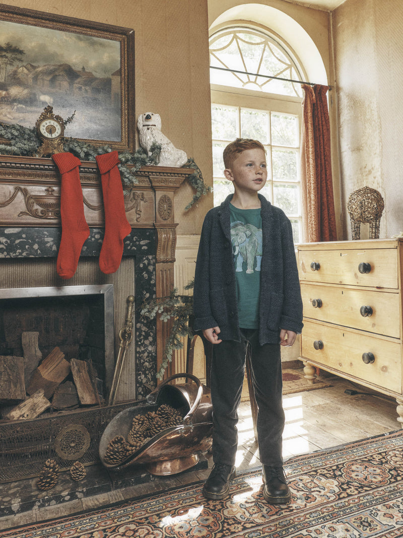 Woolly Mammoth Graphic Tee in Emerald - View 2