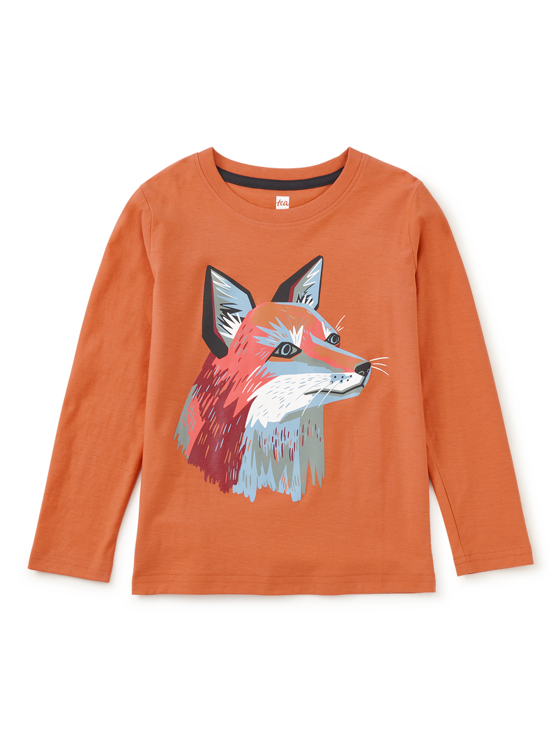 Arctic fox Graphic Tee in Copper - View 1
