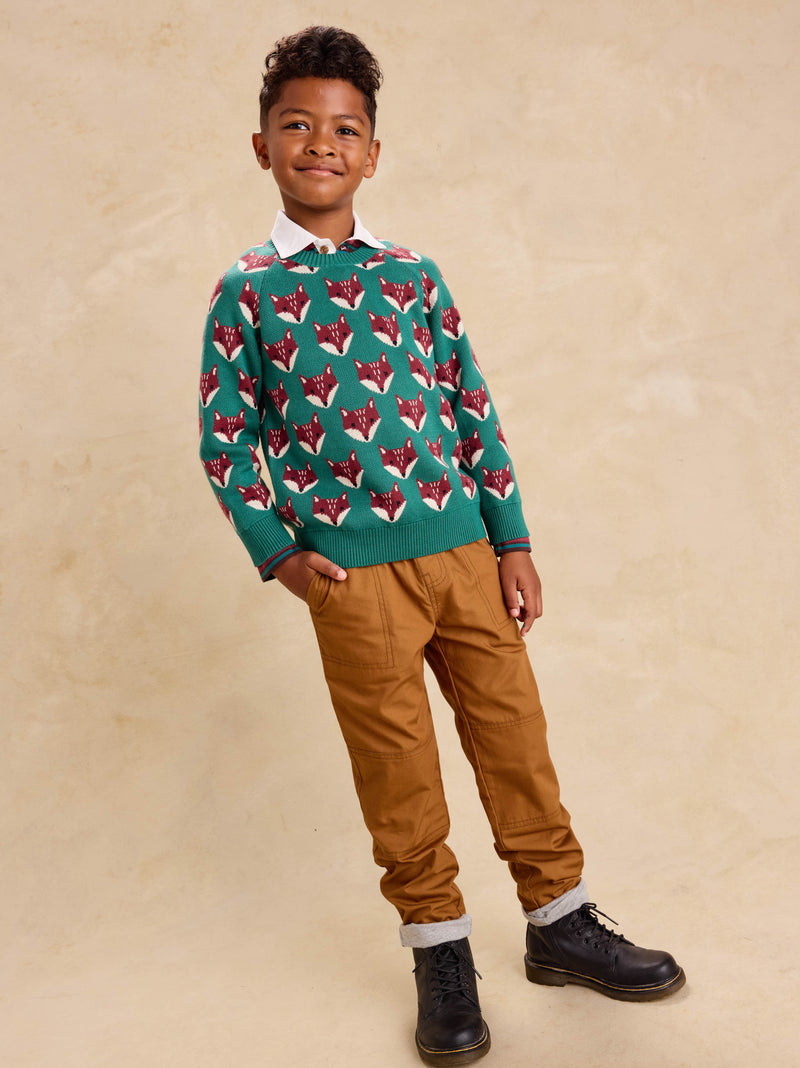 Cozy Does It Lined Pants in Acorn - View 2
