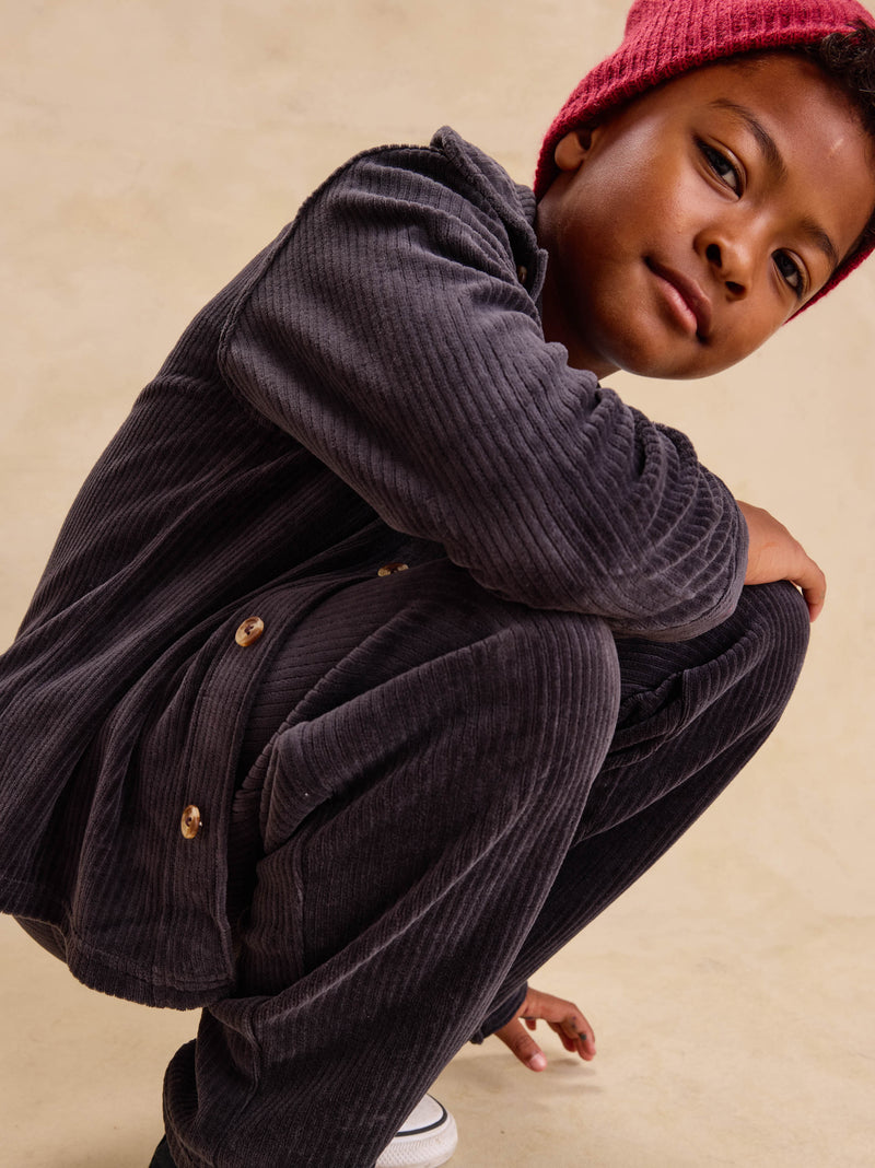 Corded Velour Shacket &amp; Pants 2-Piece Set in 2 - View 2