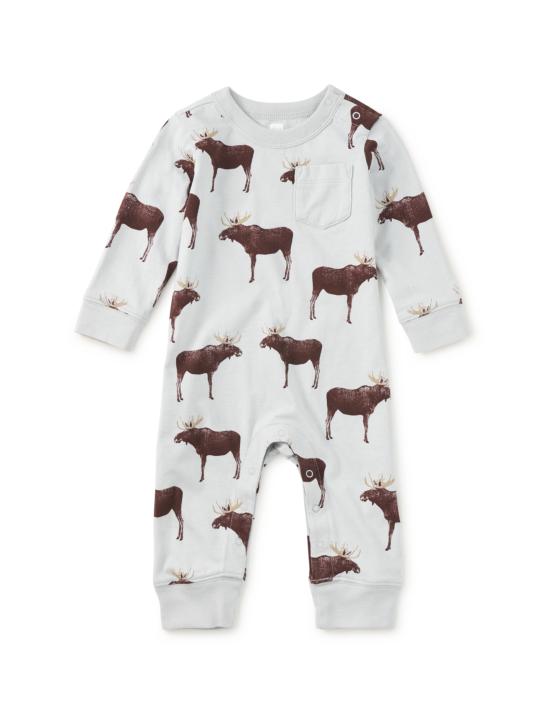 Long Sleeve Pocket Baby Romper