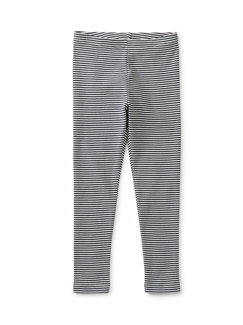 Striped Leggings in Heritage Blue - View 2