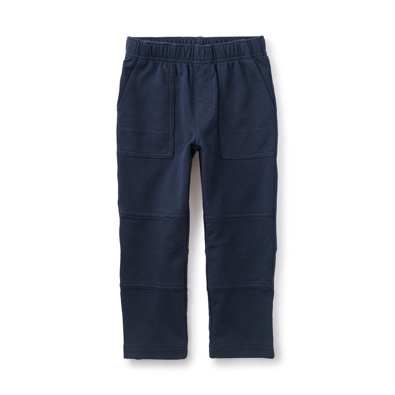 French Terry Playwear Pants in Heritage Blue - View 1