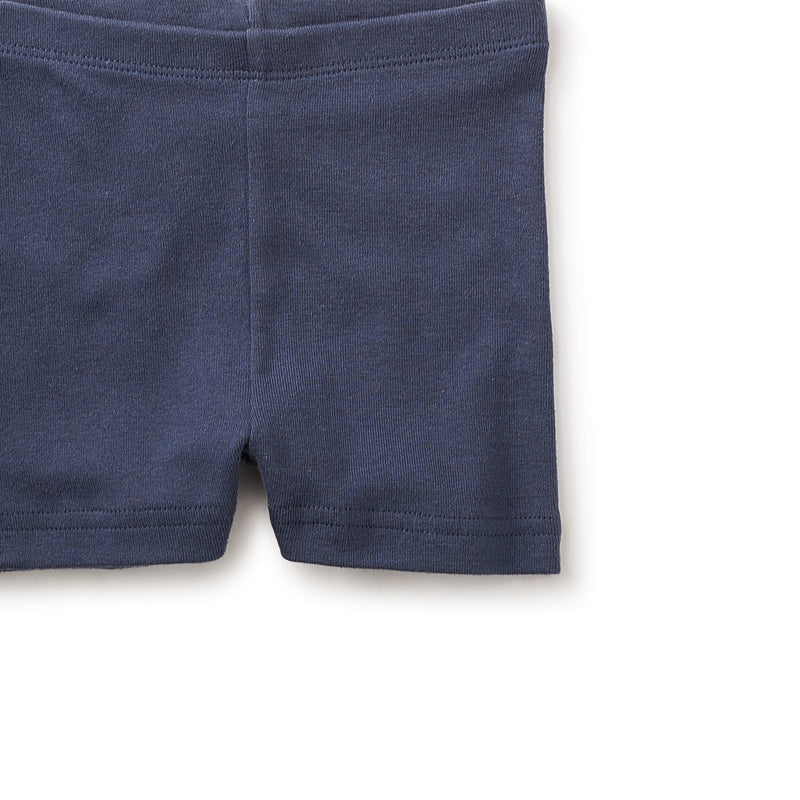 Solid Somersault Shorts in Indigo - View 2