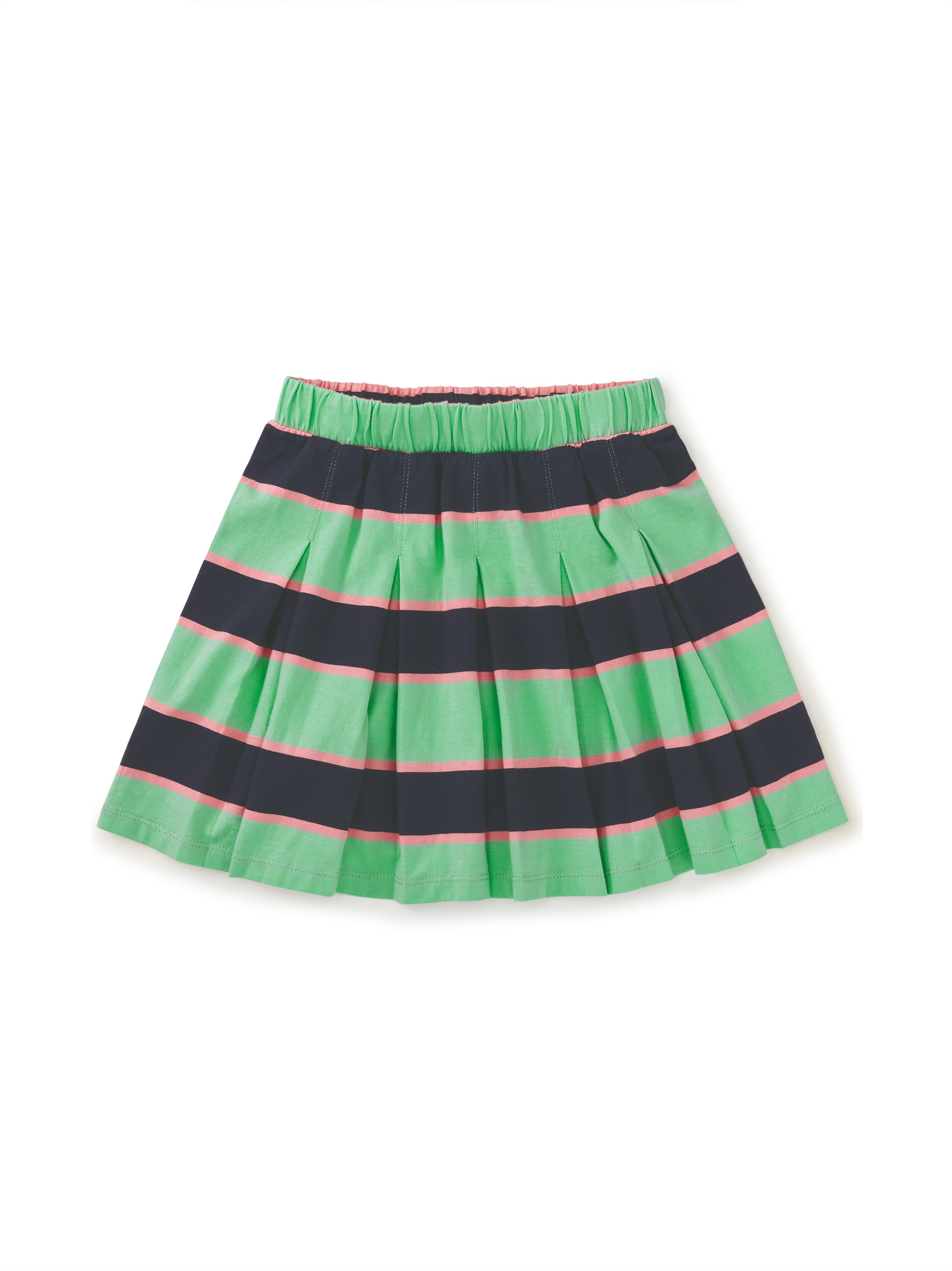 Pleated Jersey Skirt