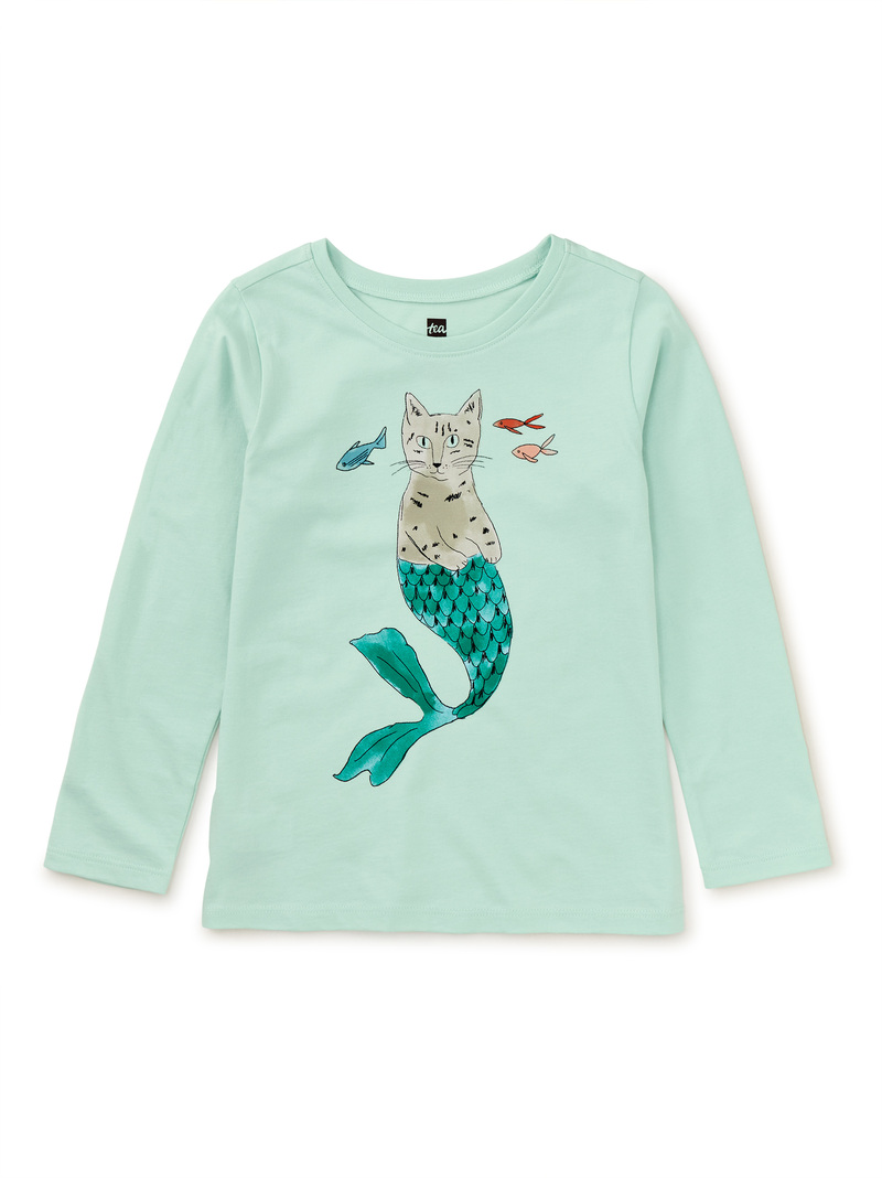 Mermaid Kitty Graphic Tee