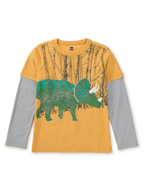 Triceratops Layered Tee