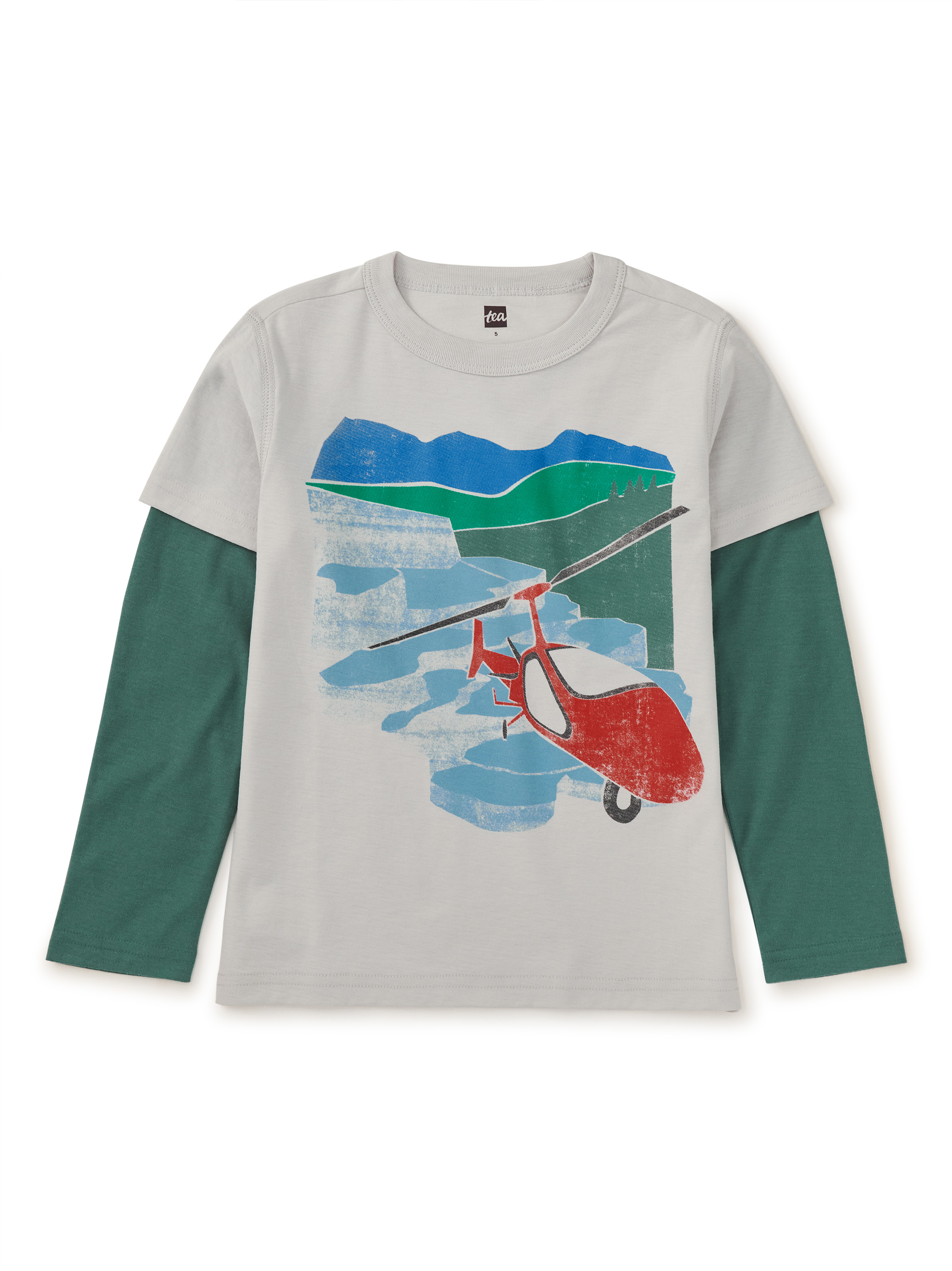 Helicopter Layered Sleeve Tee