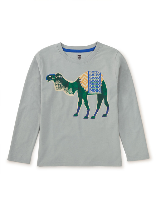 Camel Tapestry Graphic Tee