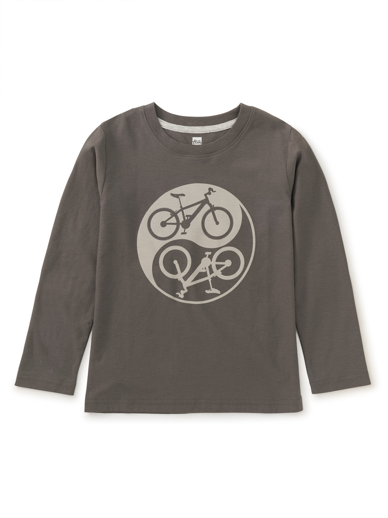 Yin Yang Bike Graphic Tee