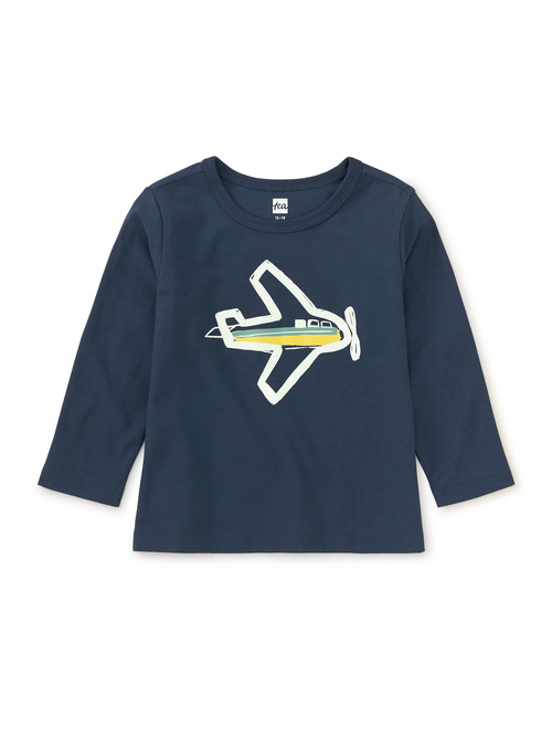 Glow Plane Baby Graphic Tee